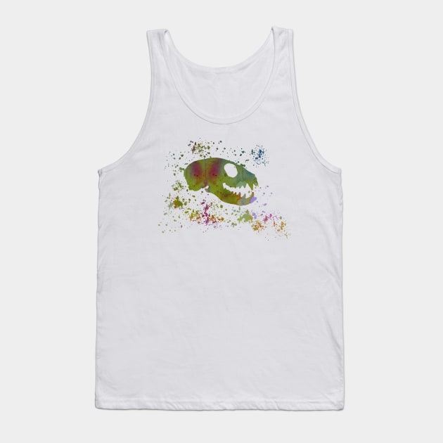 Meerkat Skull Tank Top by BittenByErmines